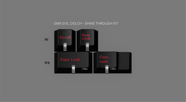 TECLAS GMK CYL EVIL DOLCH