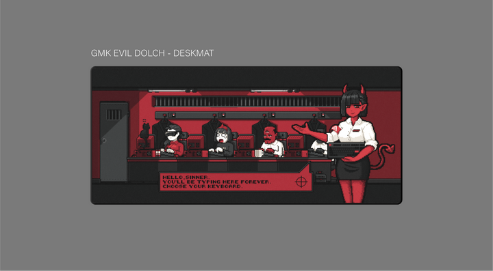 TECLAS GMK CYL EVIL DOLCH