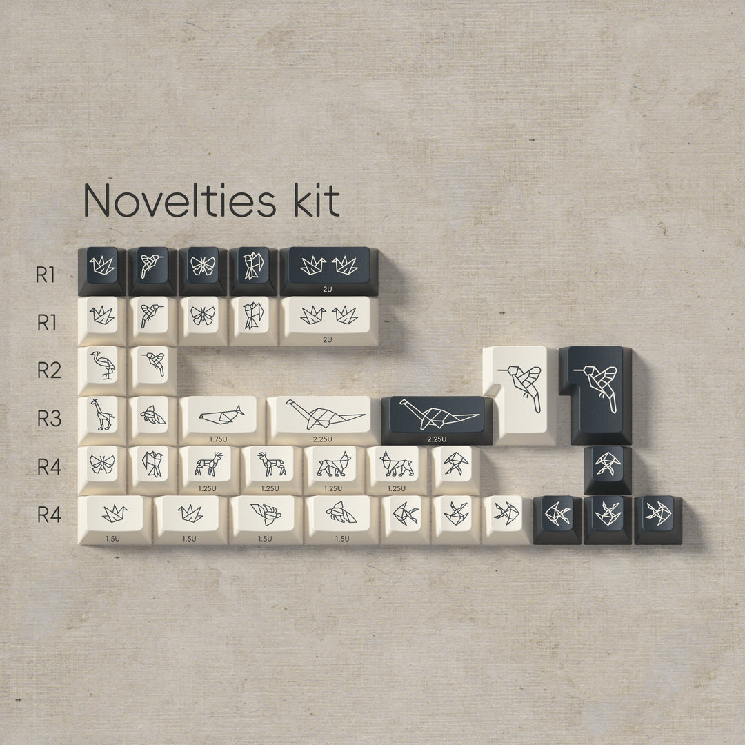 PBTFANS ORIGAMI KEYCAPS