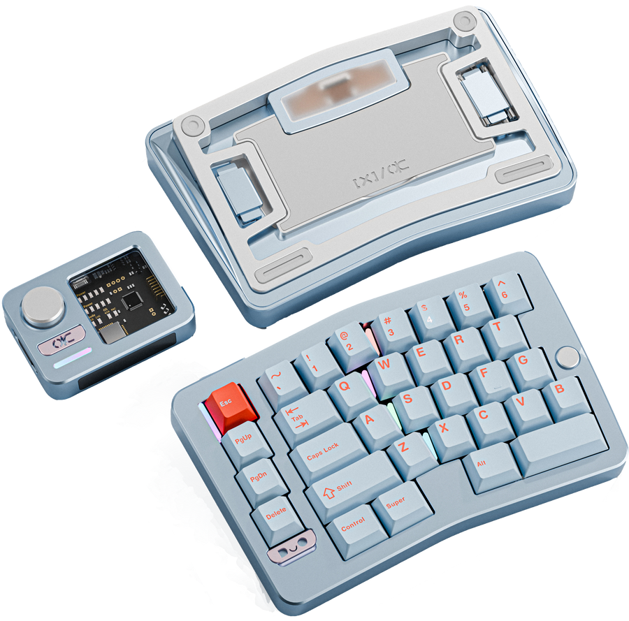 QK ALICE DUO TECLADO MECÁNICO ERGONÓMICO KIT