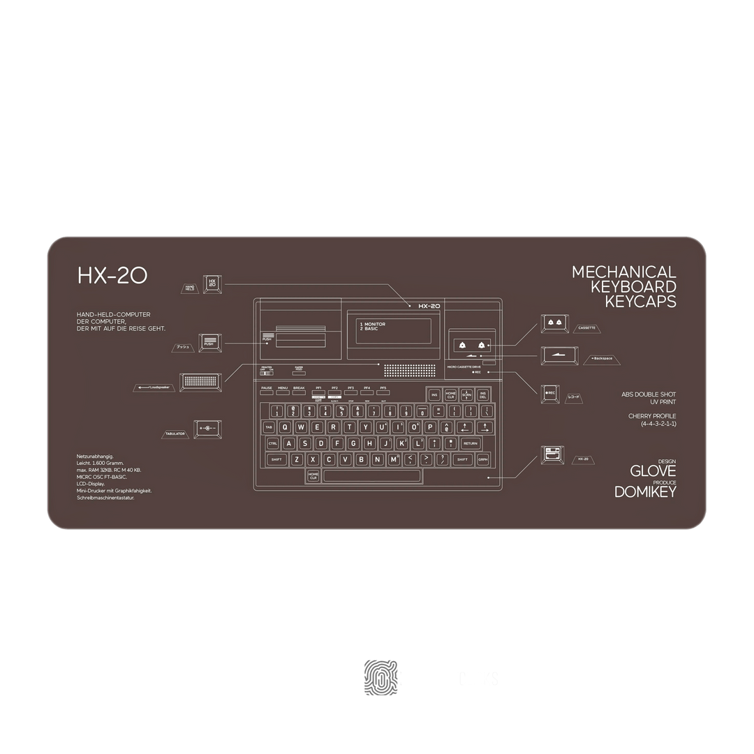 GLOVE HX-20 DESKMAT - ELOQUENT CLICKS