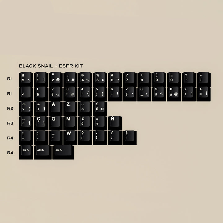 GMK CYL BLACK SNAIL - ELOQUENT CLICKS