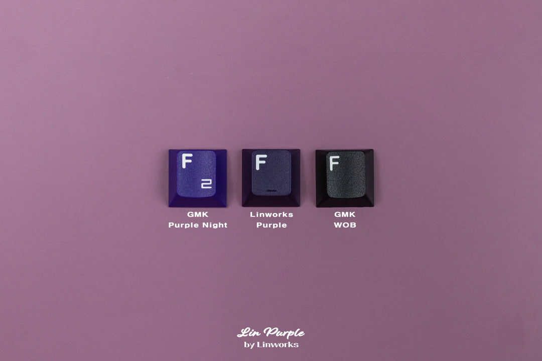 LINWORKS PURPLE KEYCAP SET - ELOQUENT CLICKS