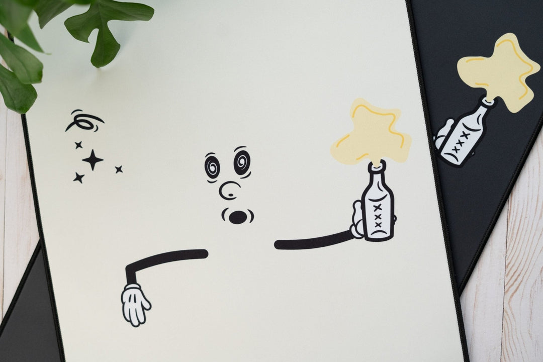 "MY KEEB IS PLASTERED" DESKMAT - ELOQUENT CLICKS