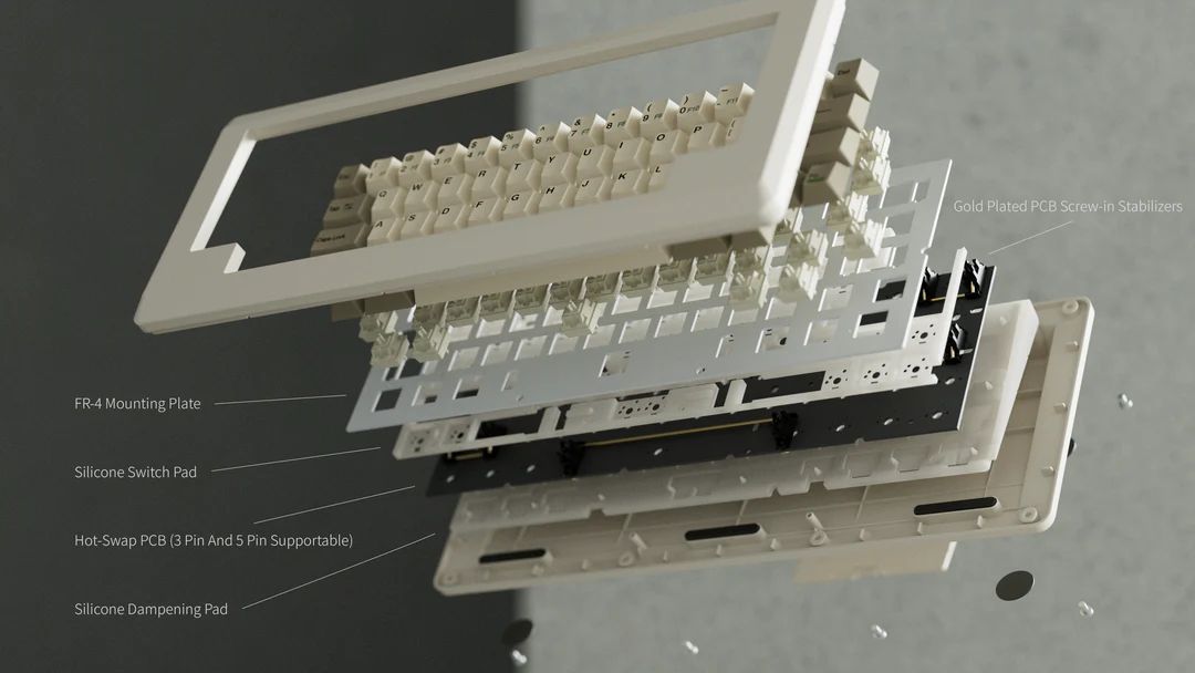 VORTEX M0110 EXTRA PLATES AND PCBS - ELOQUENT CLICKS