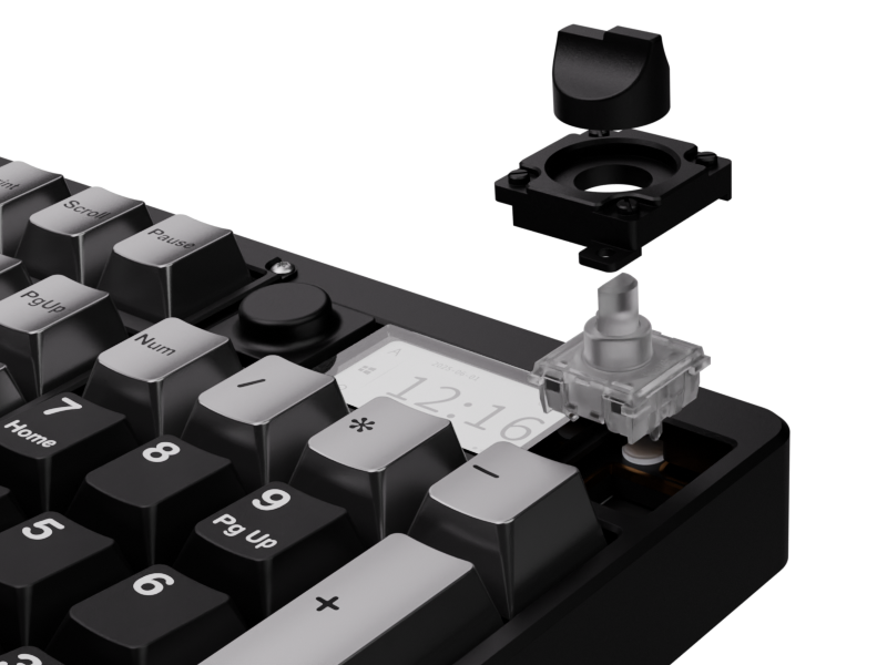 CHILKEY ND104 Keyboard - knob and display