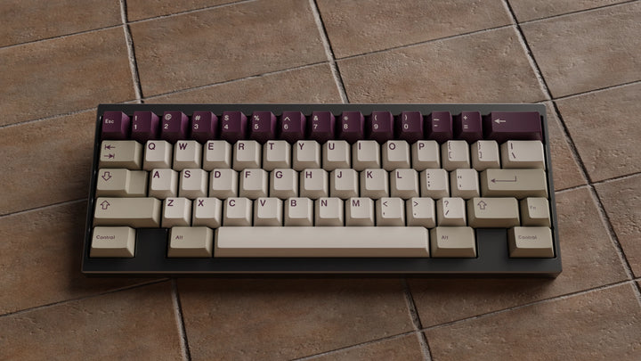 GMK CYL VIOLET ALERT KEYCAPS