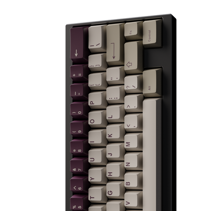 GMK CYL VIOLET ALERT KEYCAPS