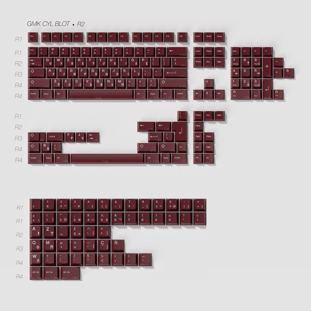GMK CYL BLOT KEYCAPS