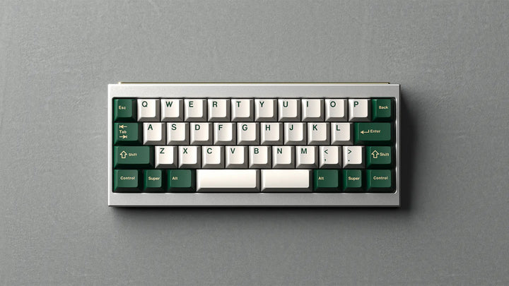 GMK BRITISH RACING GREEN R2 KEYCAPS