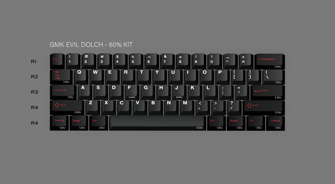 GMK CYL EVIL DOLCH KEYCAPS