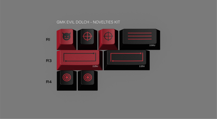 TECLAS GMK CYL EVIL DOLCH