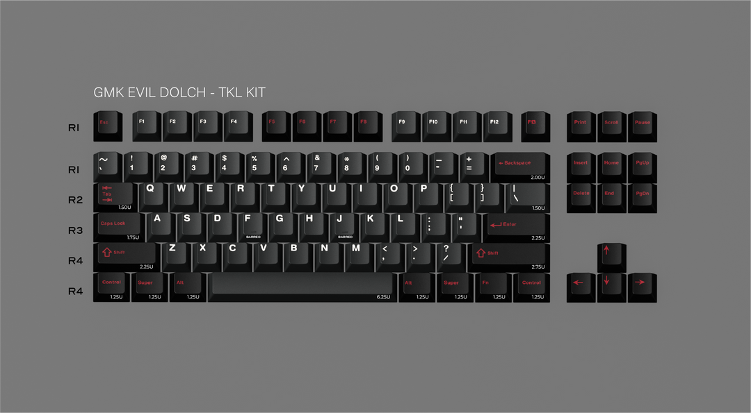 GMK CYL EVIL DOLCH KEYCAPS