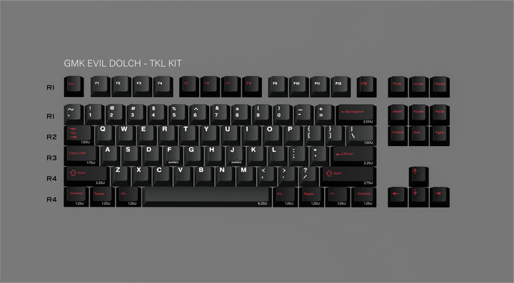 TECLAS GMK CYL EVIL DOLCH