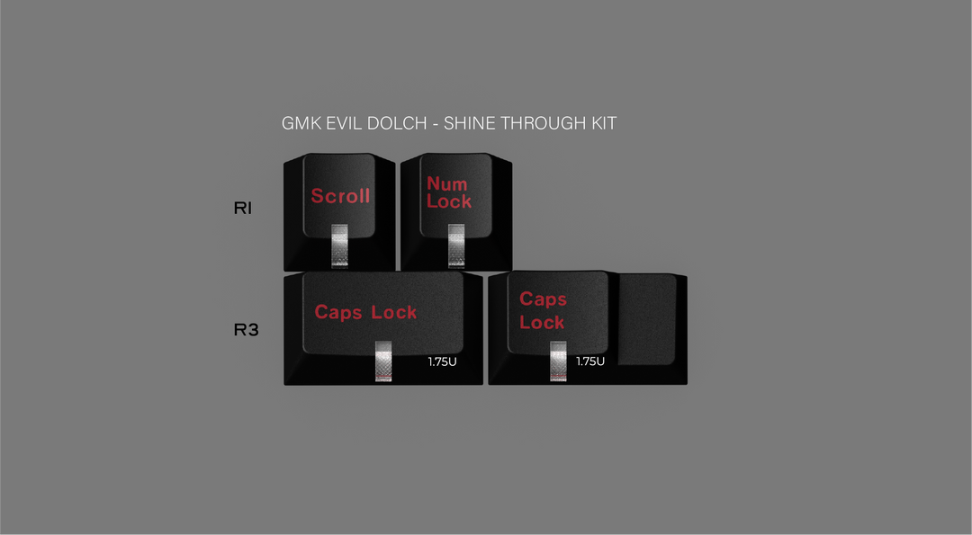 GMK CYL EVIL DOLCH KEYCAPS