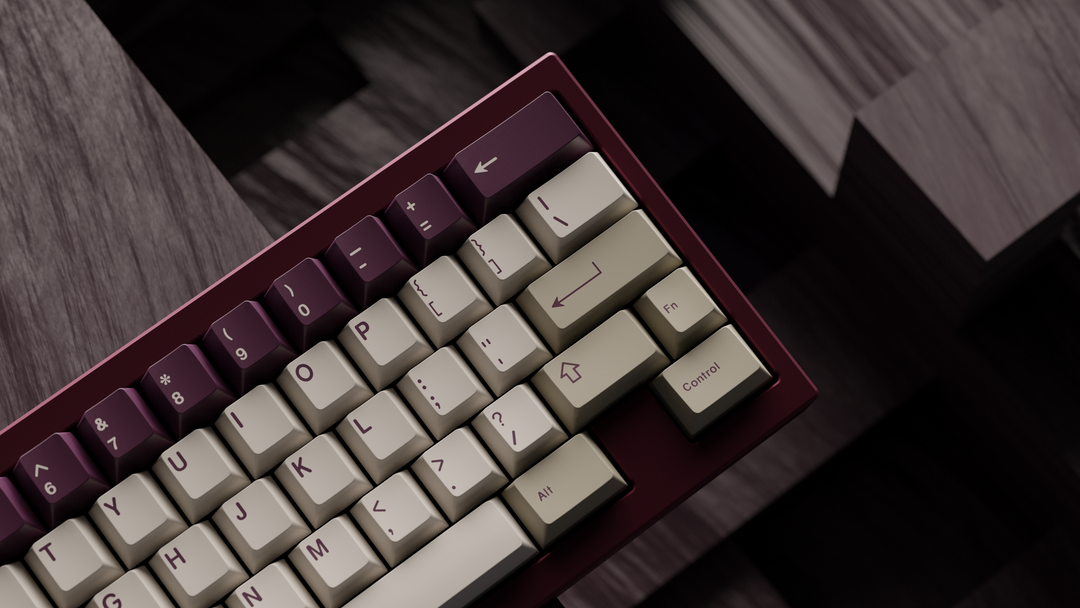 GMK CYL VIOLET ALERT KEYCAPS