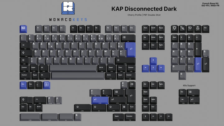 KAP DISCONNECTED DARK KEYCAPS