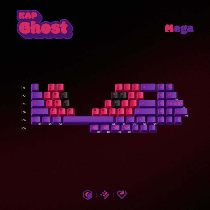 KAP GHOST KEYCAPS