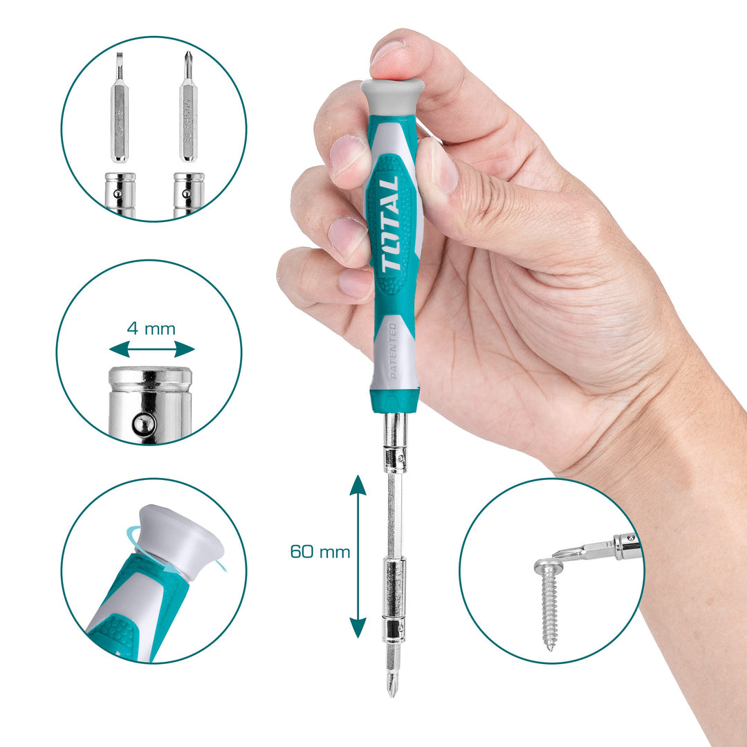 KEYBOARD SCREW DRIVER WITH BITS