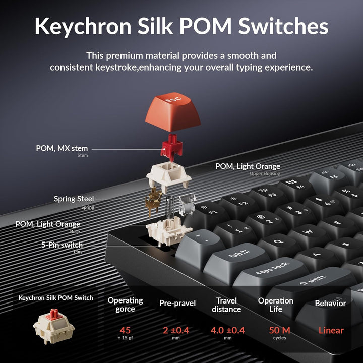 KEYCHRON V6 ULTRA 8K MECHANICAL KEYBOARD