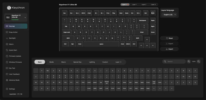 KEYCHRON V1 ULTRA 8K TECLADO MECÁNICO