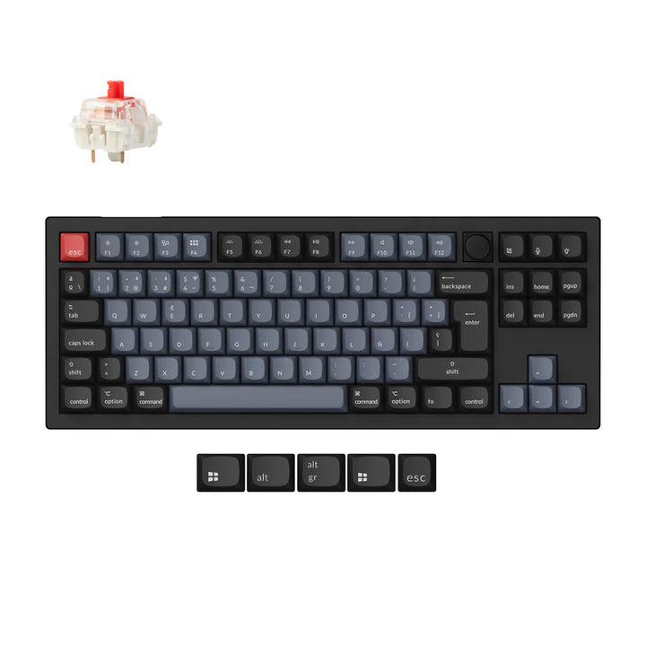 Keychron-V3-Max-QMK-VIA-custom-mechanical-keyboard-80-percent-layout-ISO-Español