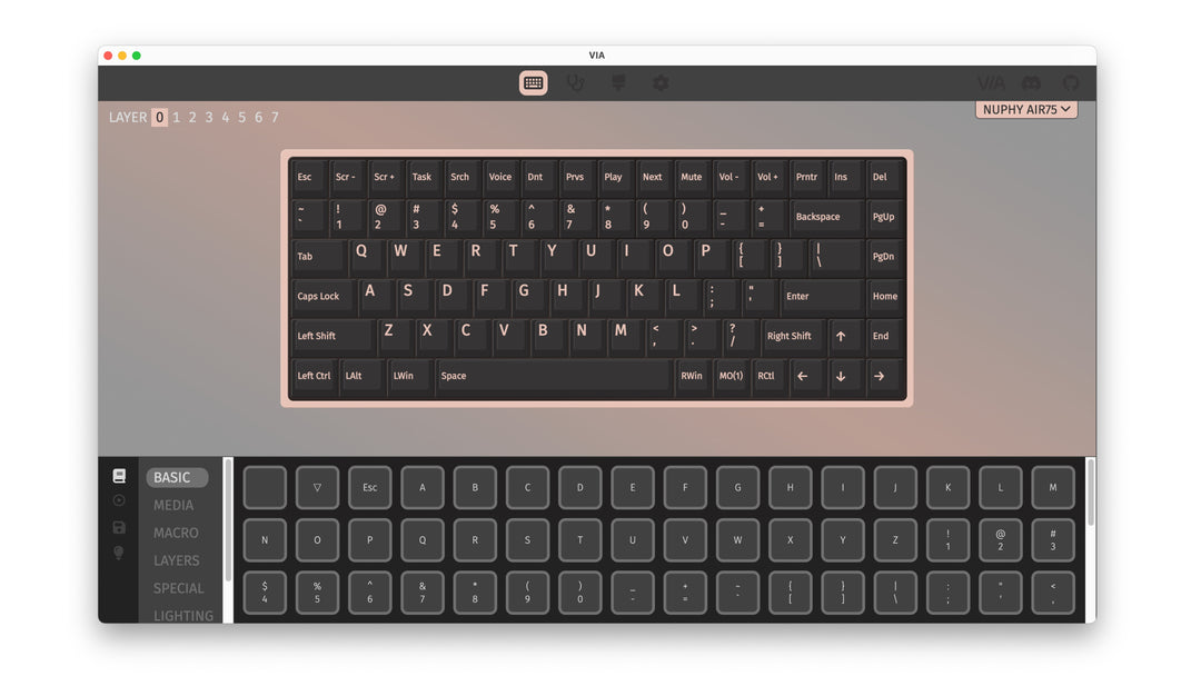 NUPHY AIR75 V2 WIRELESS KEYBOARD