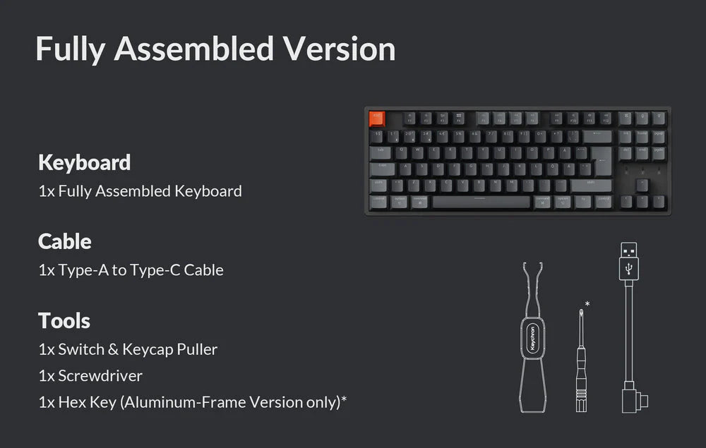 KEYCHRON K8 VER 2 MECHANICAL KEYBOARD