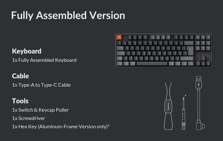 KEYCHRON K8 VER 2 MECHANICAL KEYBOARD