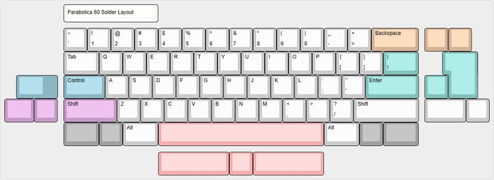 PARABOLICA60 MECHANICAL KEYBOARD KIT