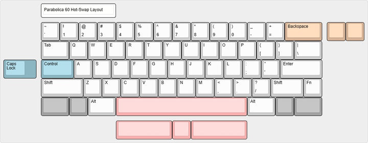 PARABOLICA60 MECHANICAL KEYBOARD KIT