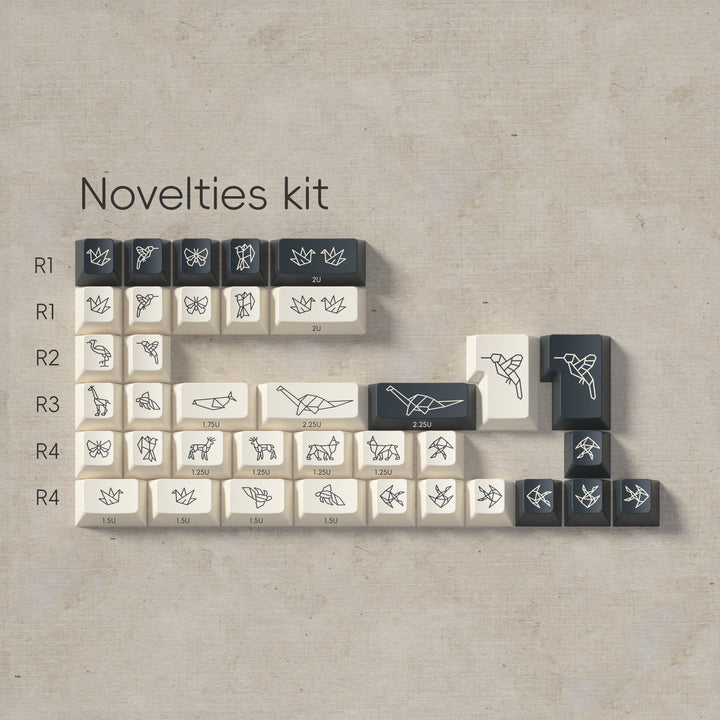 PBTFANS ORIGAMI KEYCAPS
