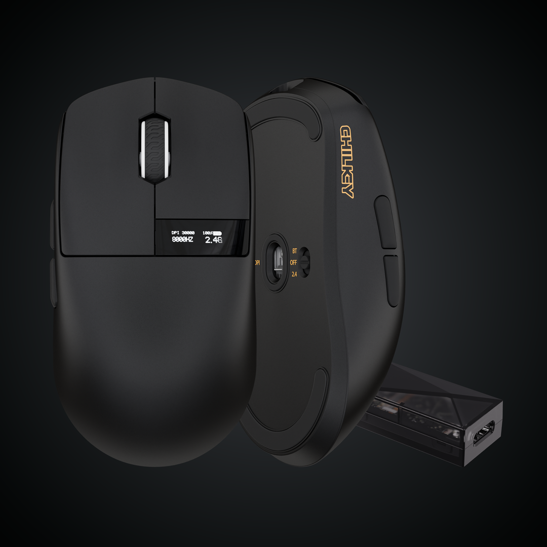 CHILKEY Glacier LW 8K L-Mouse - Black