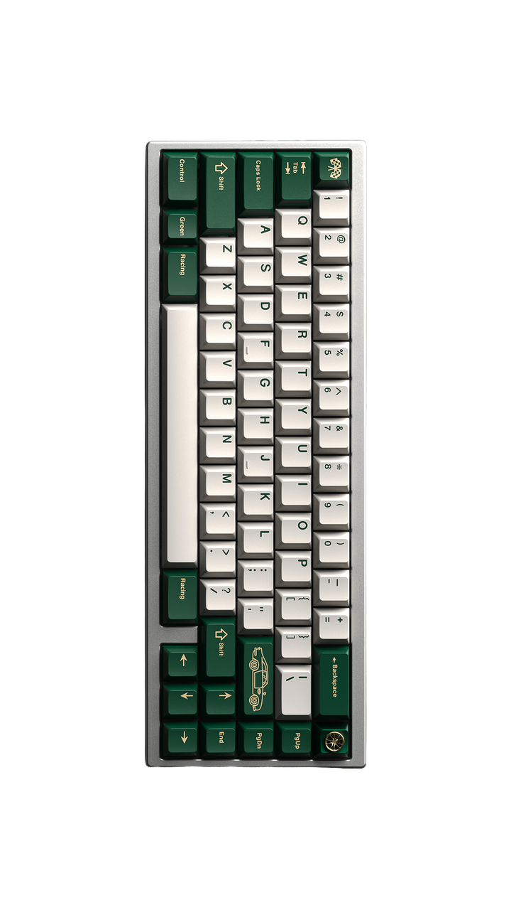 GMK BRITISH RACING GREEN R2 KEYCAPS