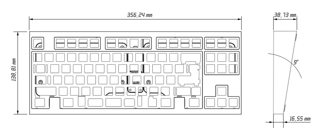 KBDFANS TOFU TKL R2 CUSTOM KEYBOARD