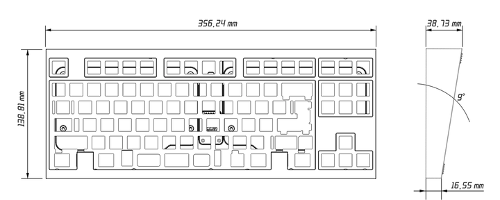 KBDFANS TOFU TKL R2 CUSTOM KEYBOARD