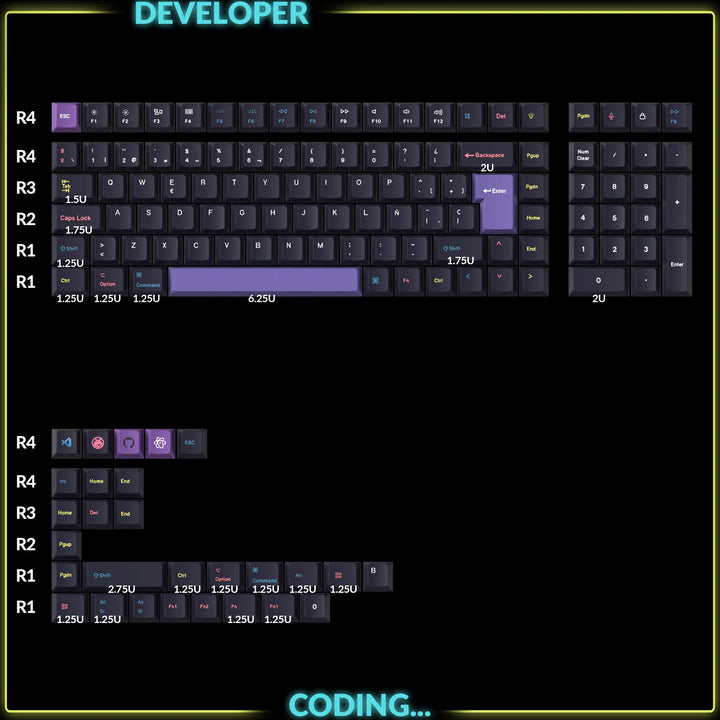 keychron_developer_Custom_PBT_keycaps_ISO_ESPAÑOL