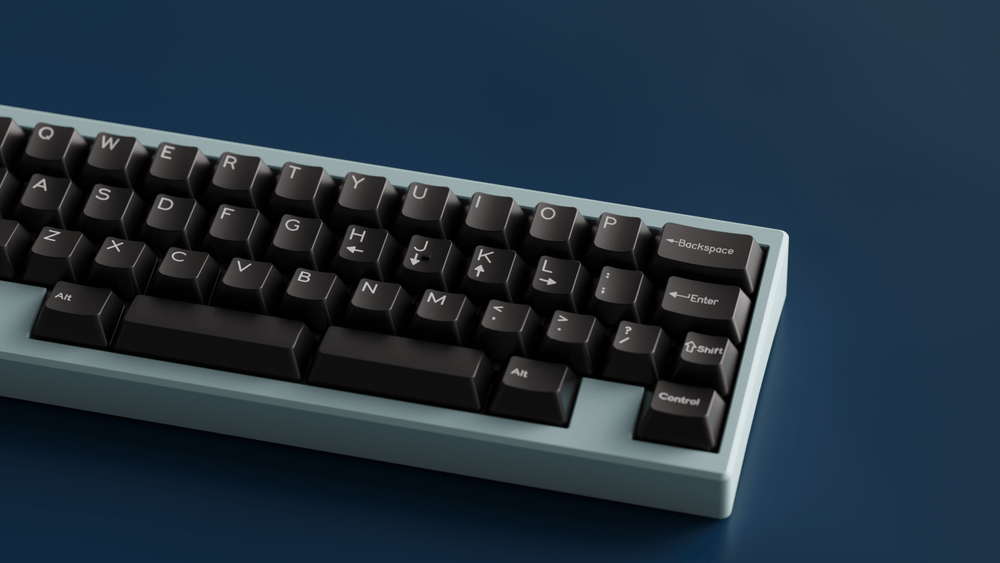 DCS WHITE ON BLACK KEYCAPS - ELOQUENT CLICKS