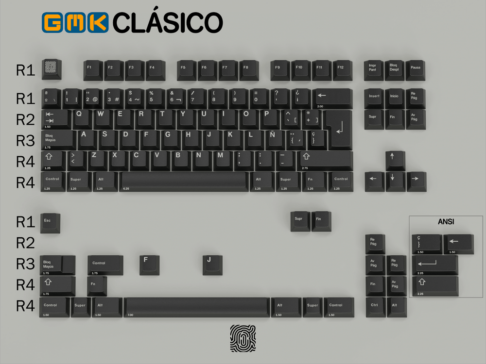 GMK CLASICO KEYCAP SET - ELOQUENT CLICKS