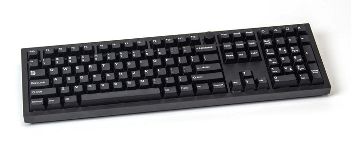 KEYCHRON BLANCO SOBRE NEGRO JUEGO DE TECLAS PBT DOUBLESHOT