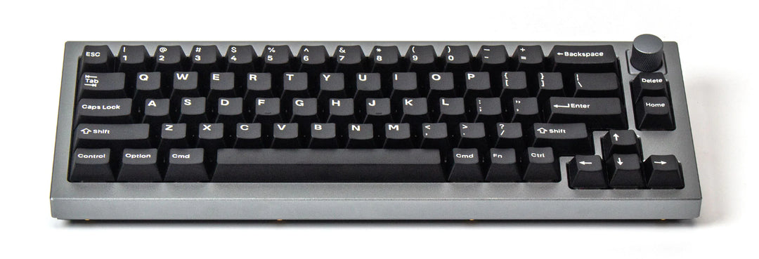 KEYCHRON BLANCO SOBRE NEGRO JUEGO DE TECLAS PBT DOUBLESHOT