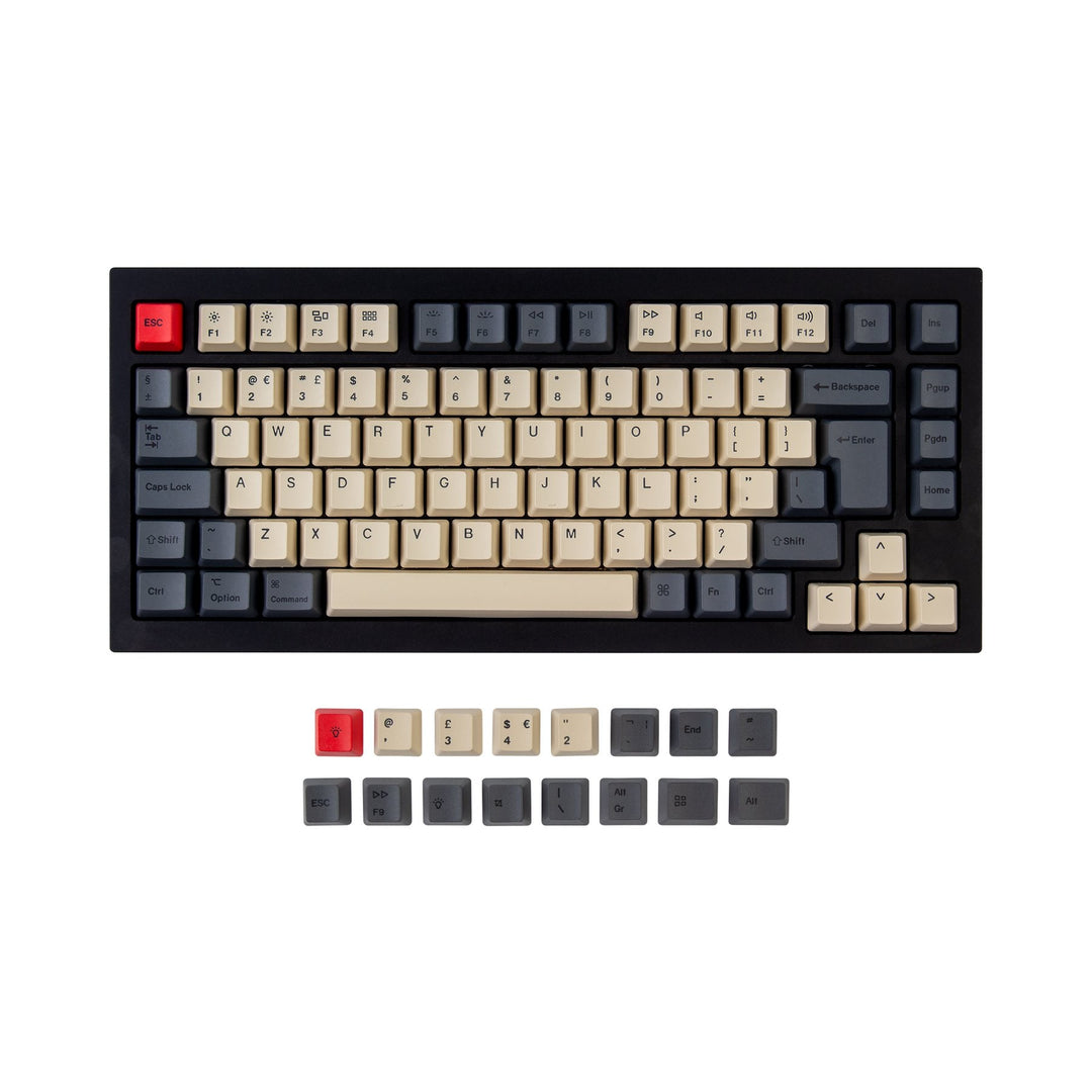 KEYCHRON CARBON KEYCAP SET - ELOQUENT CLICKS