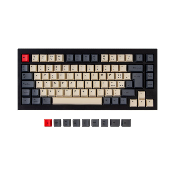 KEYCHRON CARBON KEYCAP SET - ELOQUENT CLICKS