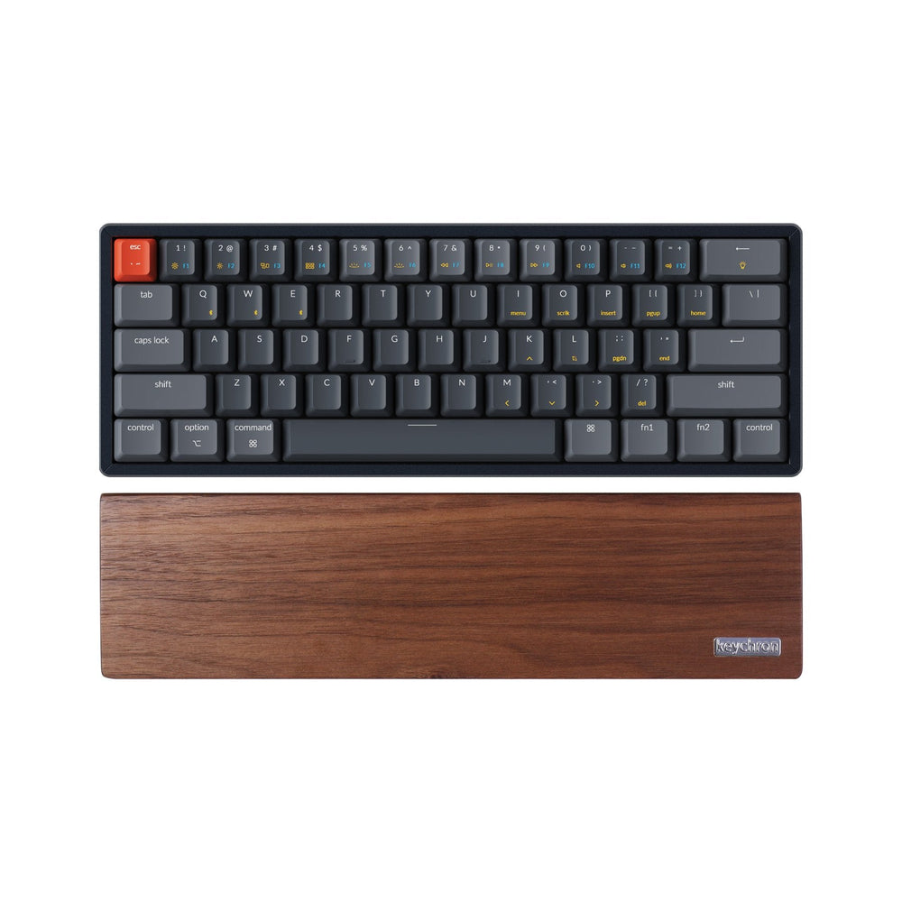 KEYCHRON K12 WALNUT WOOD WRIST REST - ELOQUENT CLICKS