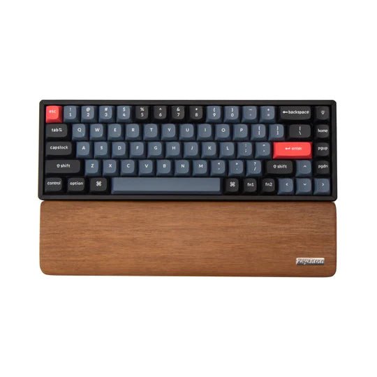 KEYCHRON K2/K6 WALNUT WOOD WRIST REST - ELOQUENT CLICKS