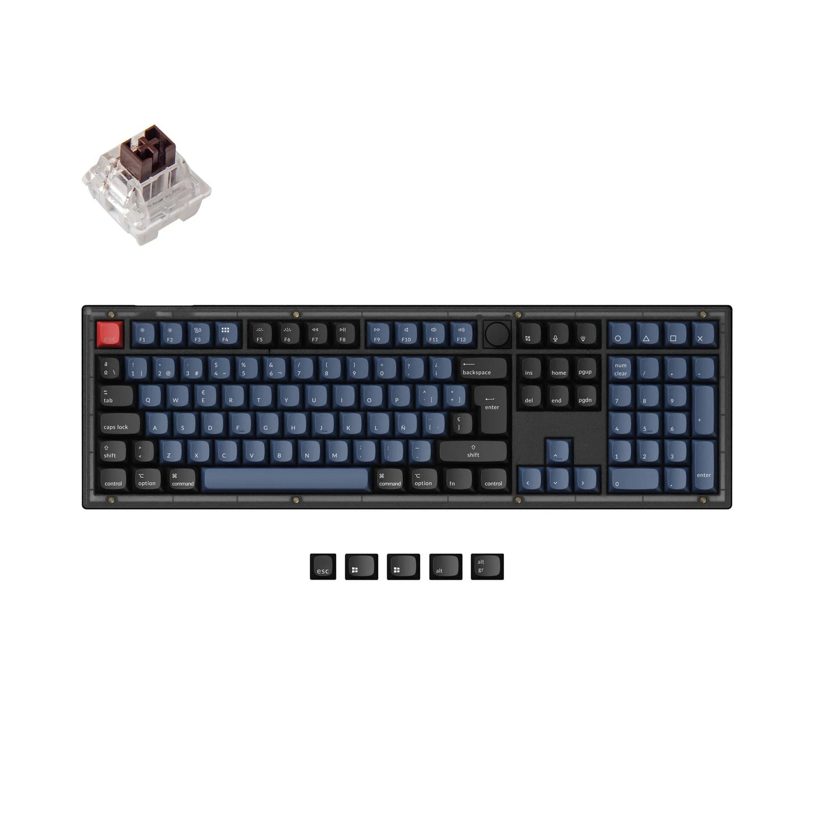 KEYCHRON V6 MECHANICAL KEYBOARD - ELOQUENT CLICKS